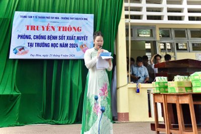 Tuyên truyền phòng, chống Sốt xuất huyết năm 2024.