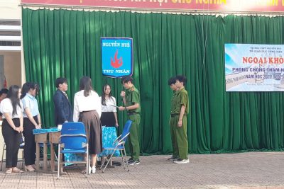 Ngoại khóa phòng, chống tham nhũng, tuyên truyền phổ biến pháp luật năm học 2022-2023