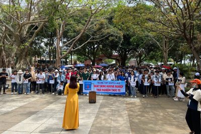 Tổ chức hoạt động trải nghiệm, hướng nghiệp lớp 10, 11 năm học 2023 – 2024.