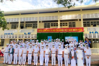 Lễ ra mắt đội thanh niên xung kích – An ninh trường học năm học 2022- 2023.