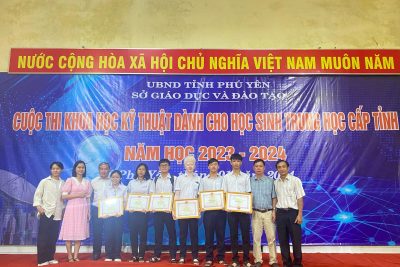 Kết quả cuộc thi khoa học kỹ thuật cấp tỉnh năm 2024 của trường THPT Nguyễn Huệ