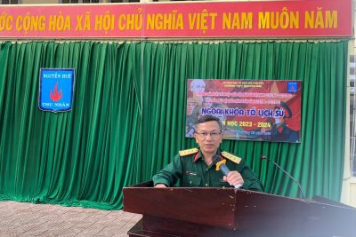 Tuyên truyền kỷ niệm 79 năm Ngày Thành lập Quân đội Nhân dân Việt Nam và 34 năm Ngày Hội Quốc phòng Toàn dân