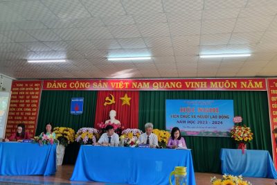 Hội nghị viên chức và người lao động năm học 2023-2024.