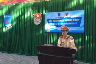 Tuyên truyền giáo dục an toàn giao thông năm học 2020 – 2021.