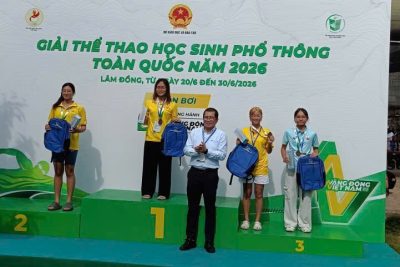 Vinh danh học sinh tiêu biểu tại giải thể thao học sinh phổ thông toàn quốc  năm 2026