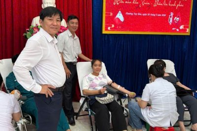 HƯỞNG ỨNG CHIẾN DỊCH VẬN ĐỘNG HIẾN MÁU TÌNH NGUYỆN LỄ HỘI XUÂN HỒNG NĂM 2026.