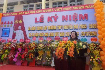 Lễ kỷ niệm 65 năm thành lập trường (1955-2020) và Kỷ niệm 38 năm ngày Nhà giáo Việt Nam (20/11/1982- 20/11/2020).