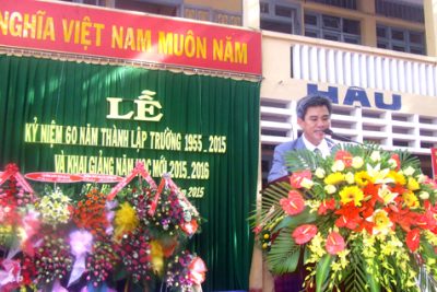 Thư cảm ơn kỷ niệm 60 năm thành lập trường!