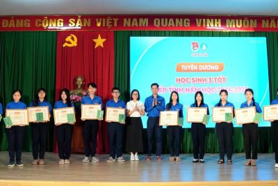Tuyên dương học sinh 3 tốt cấp tỉnh năm học 2024 – 2025.