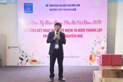 Tổng kết hoạt động Kỷ niệm 70 năm thành lập trường THPT Nguyễn Huệ