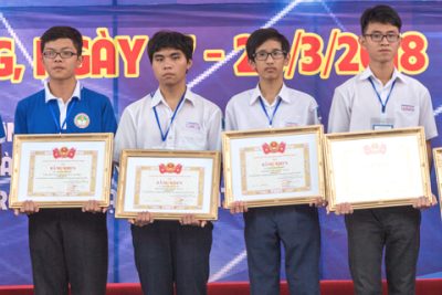 Giải nhì cuộc thi Khoa học Kỹ thuật cấp Quốc gia năm 2018.