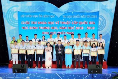 Giải nhất cuộc thi Khoa học kỹ thuật cấp Quốc gia 2019.