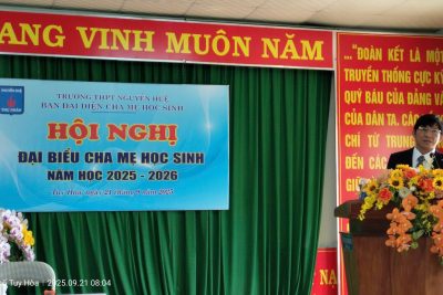 Hội nghị đại biểu cha mẹ học sinh năm học 2025 – 2026.