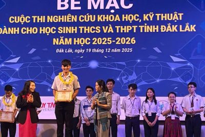 Cuộc thi Khoa học kỹ thuật cấp tỉnh năm học 2025 – 2026