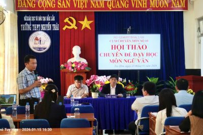HỘI THẢO CHUYÊN ĐỀ DẠY HỌC MÔN NGỮ VĂN CỤM CHUYÊN MÔN SỐ 10 NĂM HỌC 2025-2026